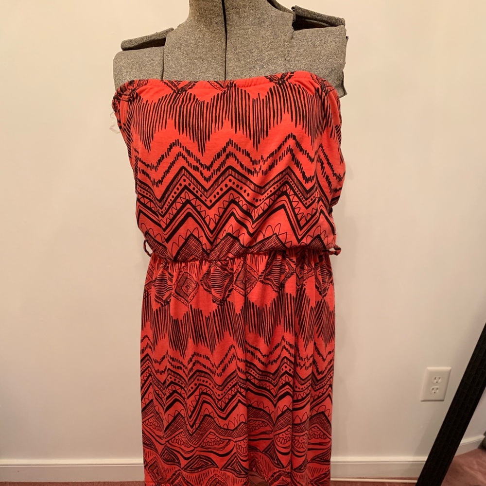NWT High low strapless dress